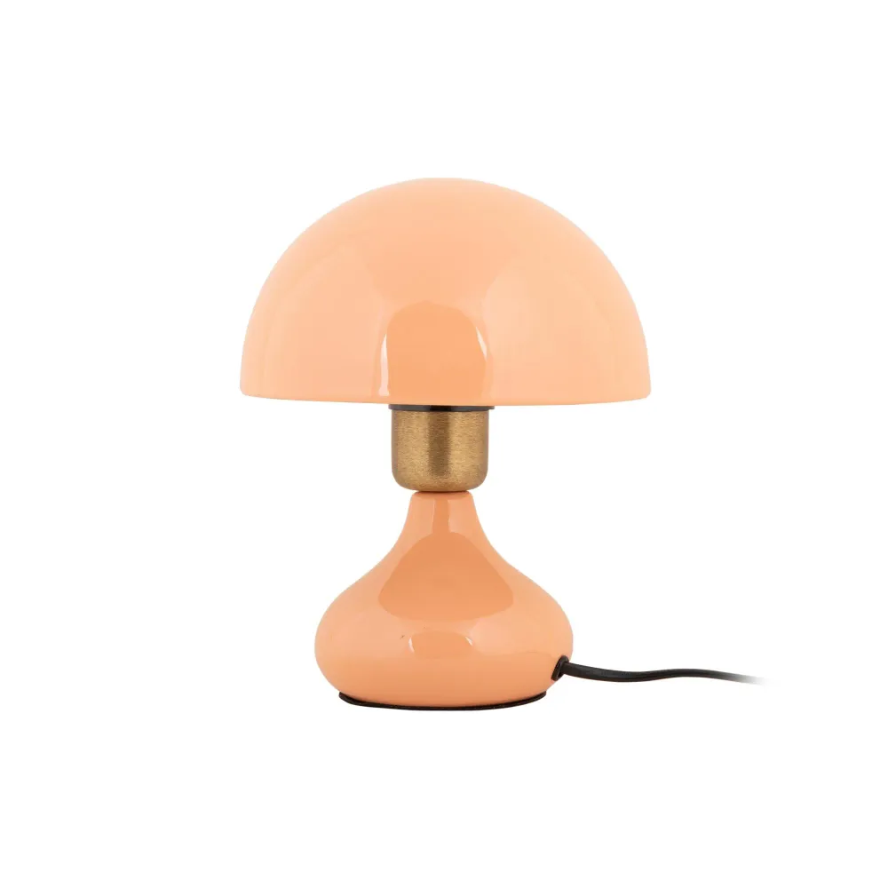 Leitmotiv tafellamp Binc - oranje - 17.5x17.5x23cm - Paddenstoellamp