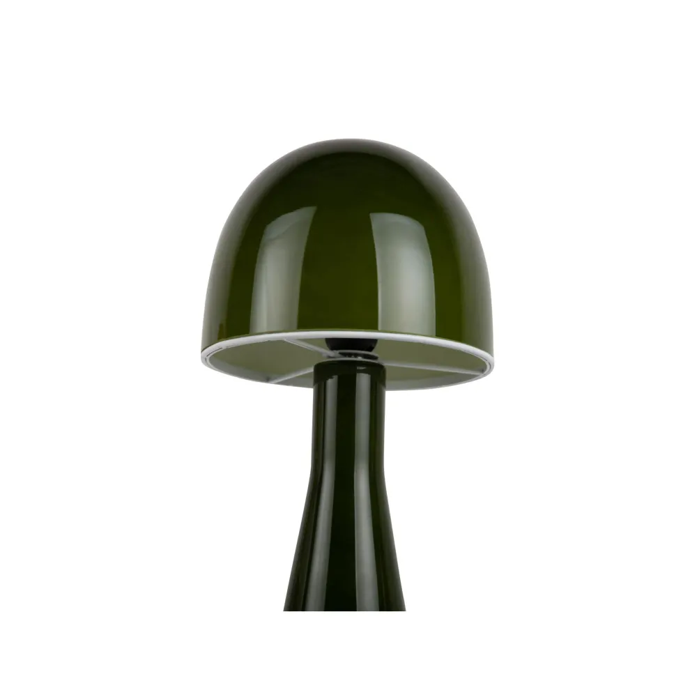 Leitmotiv tafellamp Bombin - groen - 20x20x45cm - Paddenstoellamp