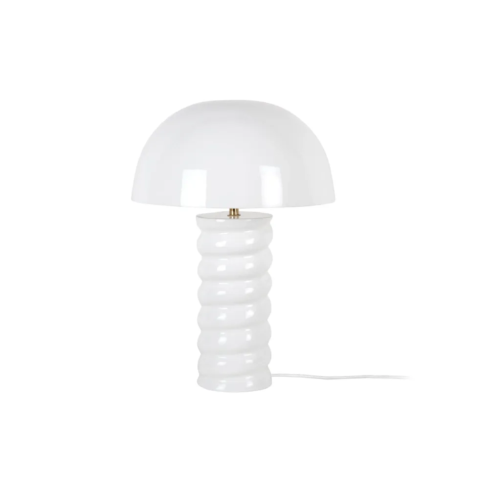 Leitmotiv tafellamp Gracio - wit - 30x30x45cm - Paddenstoellamp