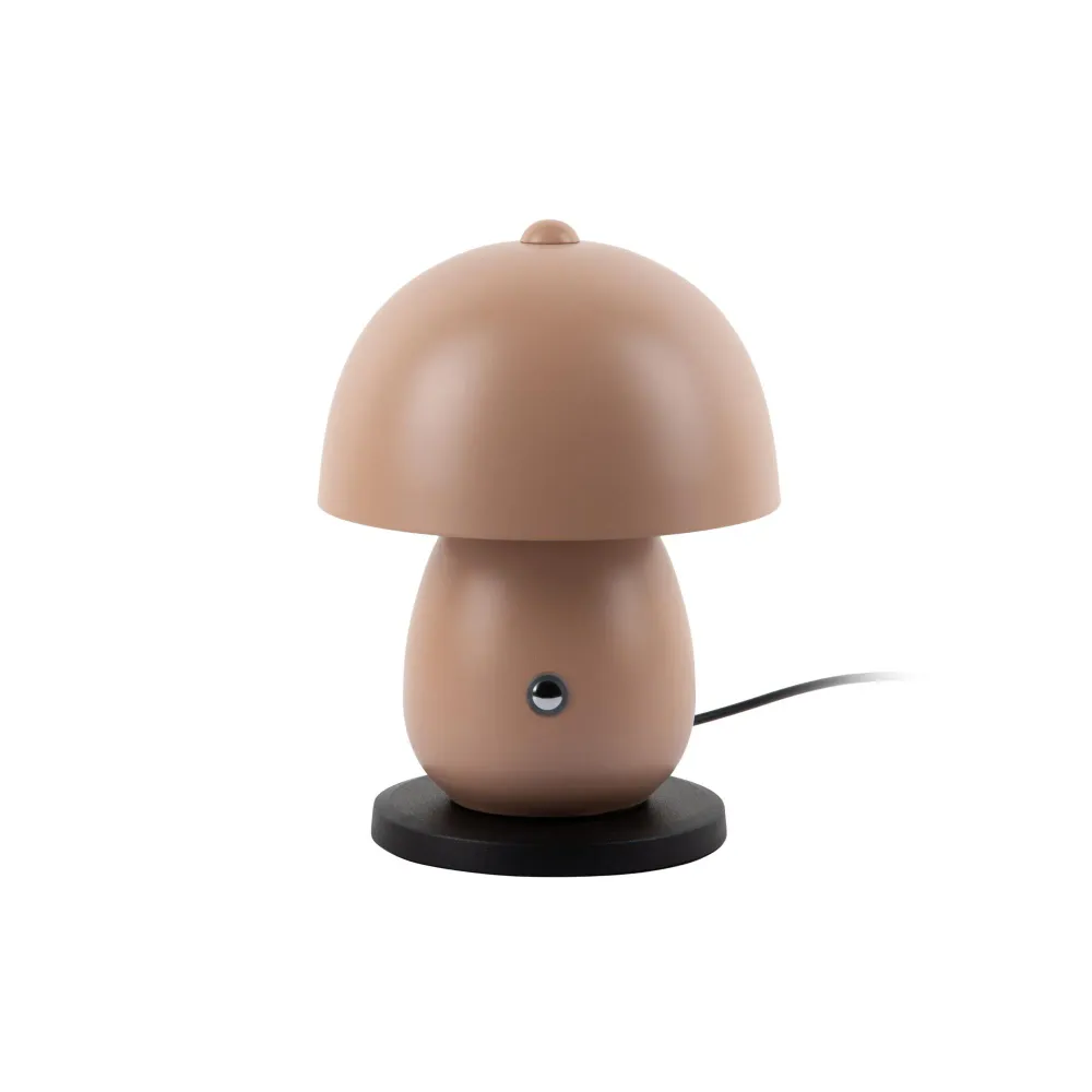 Leitmotiv tafellamp Mono LED - bruin - 14x14x18cm - Paddenstoellamp