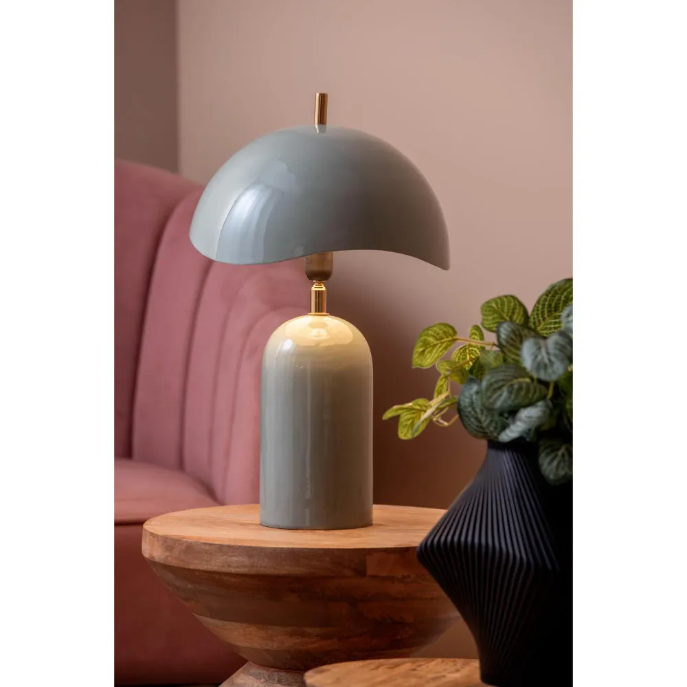 Leitmotiv tafellamp Querido - blauw - 25x25x41cm - Paddenstoellamp