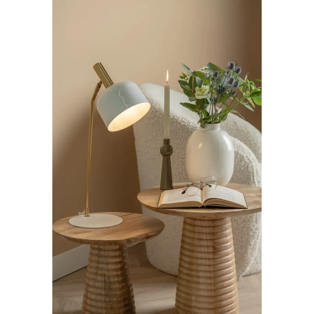 Leitmotiv tafellamp Smart - wit - 23x19.5x56cm