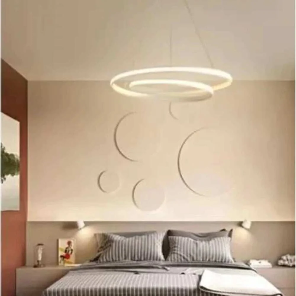 CANDIL DE LED 65W MODERNISTA COLGANTE DIABLE BLANCO LEON LEON ILUMINACION