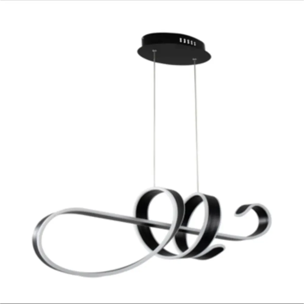 CANDIL DE LED COLGANTE NEGRO 148W LUZ DIA LEON ILUMINACION