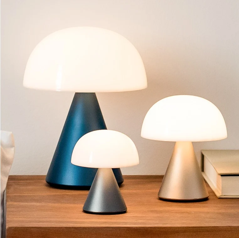 Lexon Mina Large lamp accu soft gold - 9 kleuren licht Lexon Design