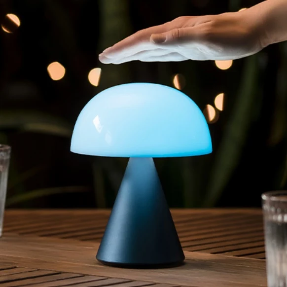 Lexon Mina Large lamp accu soft gold - 9 kleuren licht Lexon Design