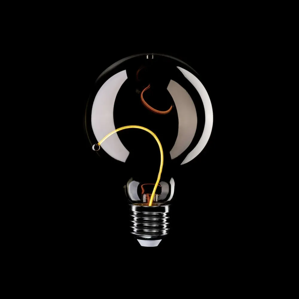 Lichtbron LED Smoky Magnetic Deco Line Globo G95 2,2W 60Lm E27 1800K - F04