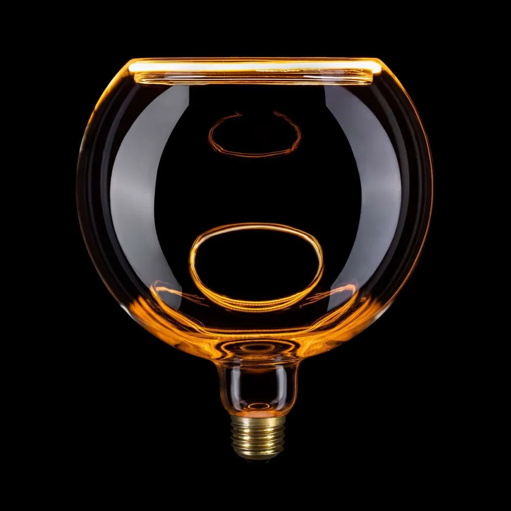 Lichtbron LED Transparant Ghost Line CRI 90 G200 5W 350Lm E27 2200K Dimbaar - G06