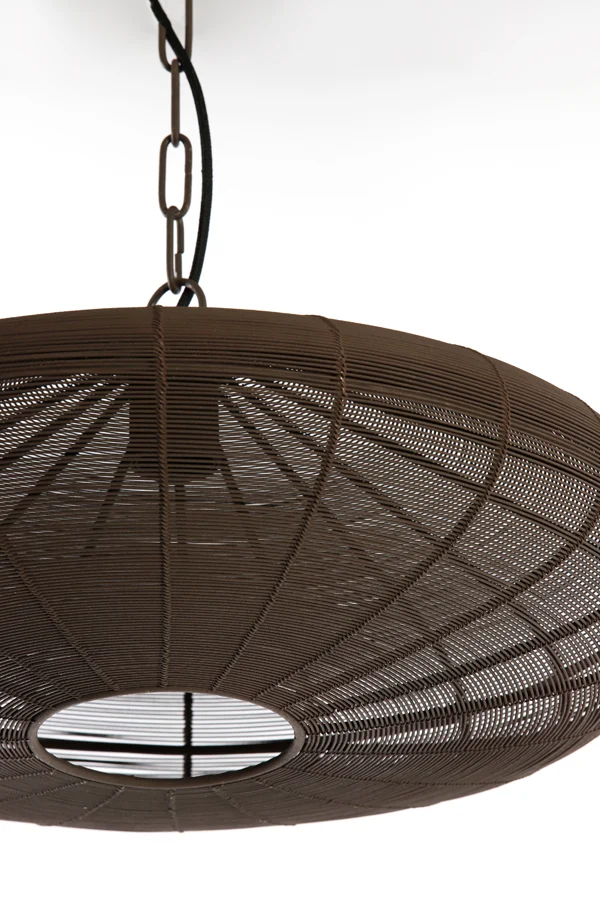 Light & Living hanglamp BAHOTO - bruin - Ø51x20cm