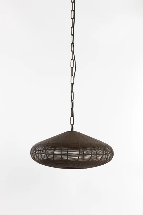 Light & Living hanglamp BAHOTO - bruin - Ø60x23cm