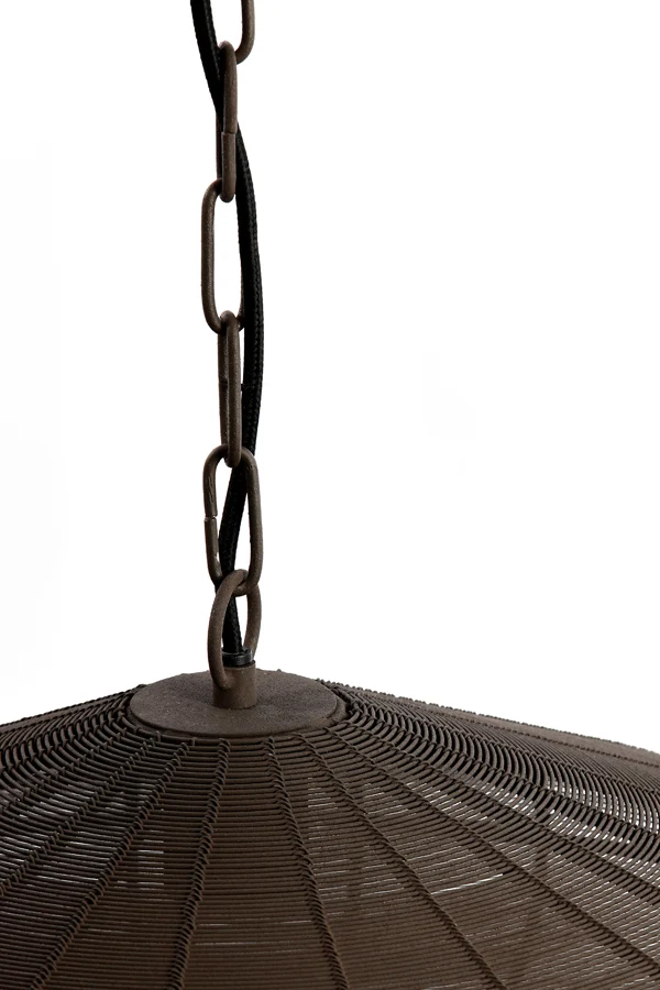 Light & Living hanglamp BAHOTO - bruin - Ø60x23cm