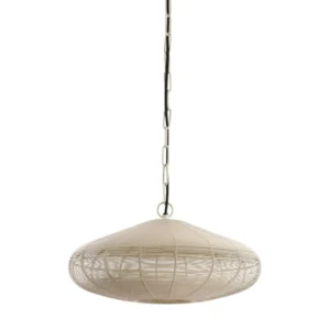 Light & Living hanglamp BAHOTO - wit - Ø40x18cm