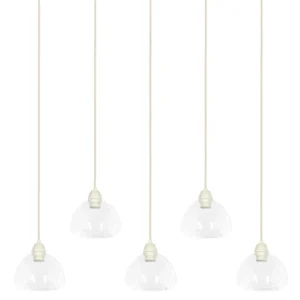 Light & Living hanglamp BISHO - wit - 104x19x14cm