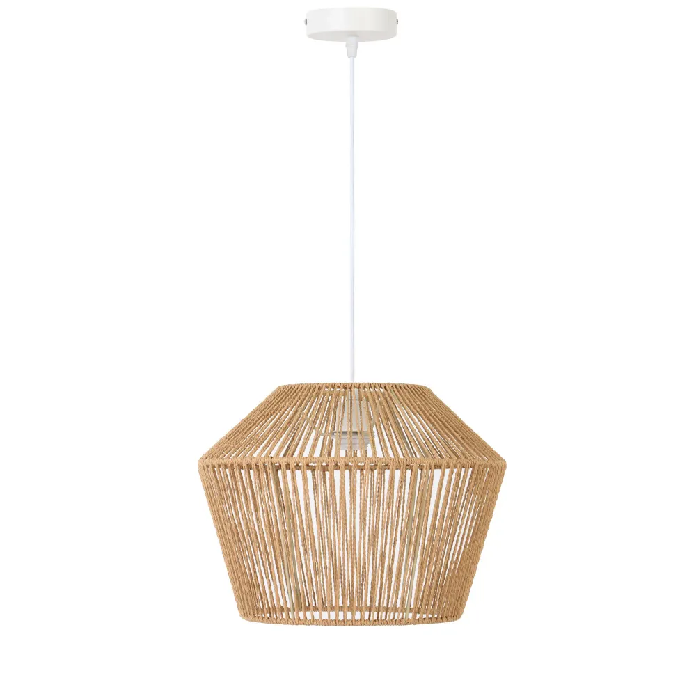 Light & Living hanglamp Caspian - wit - Ø40cm