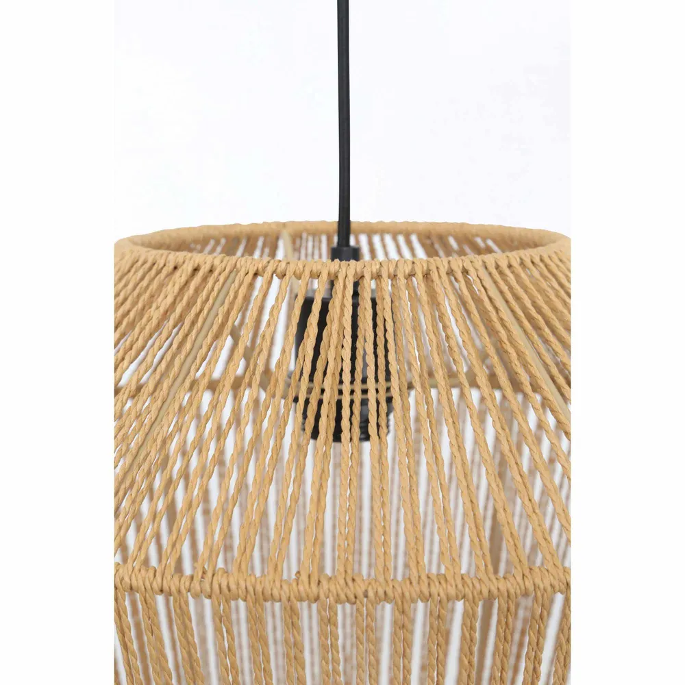 Light & Living hanglamp Caspian - zwart - Ø40cm