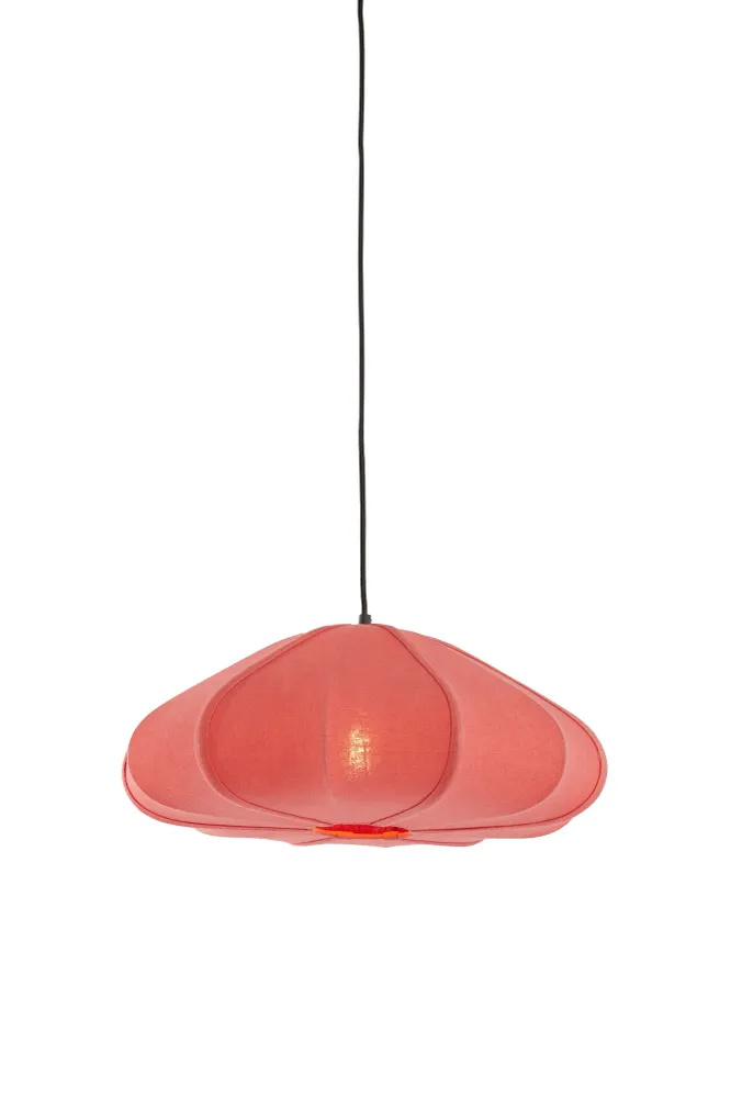 Light & Living hanglamp CESANO - roze - Ø50x20cm
