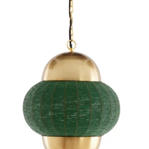 Light & Living hanglamp CETARA - groen - Ø33x38cm