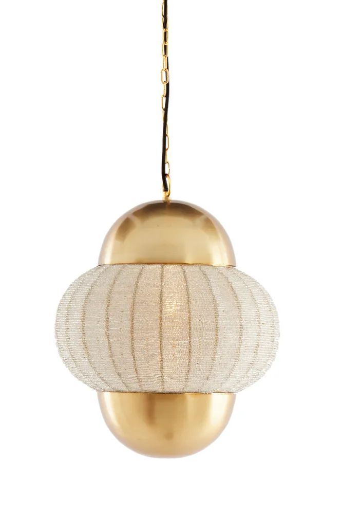 Light & Living hanglamp CETARA - zilver - Ø33x38cm