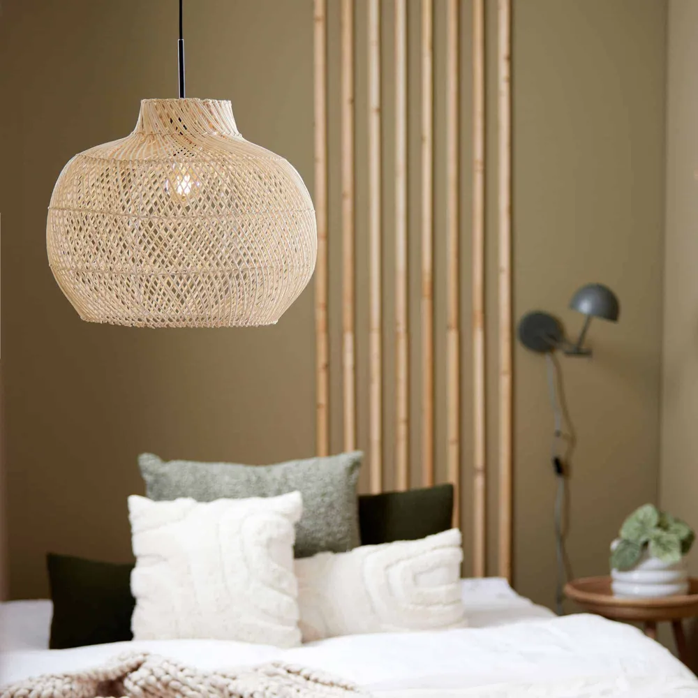 Light & Living hanglamp Charita - bruin - Ø60cm