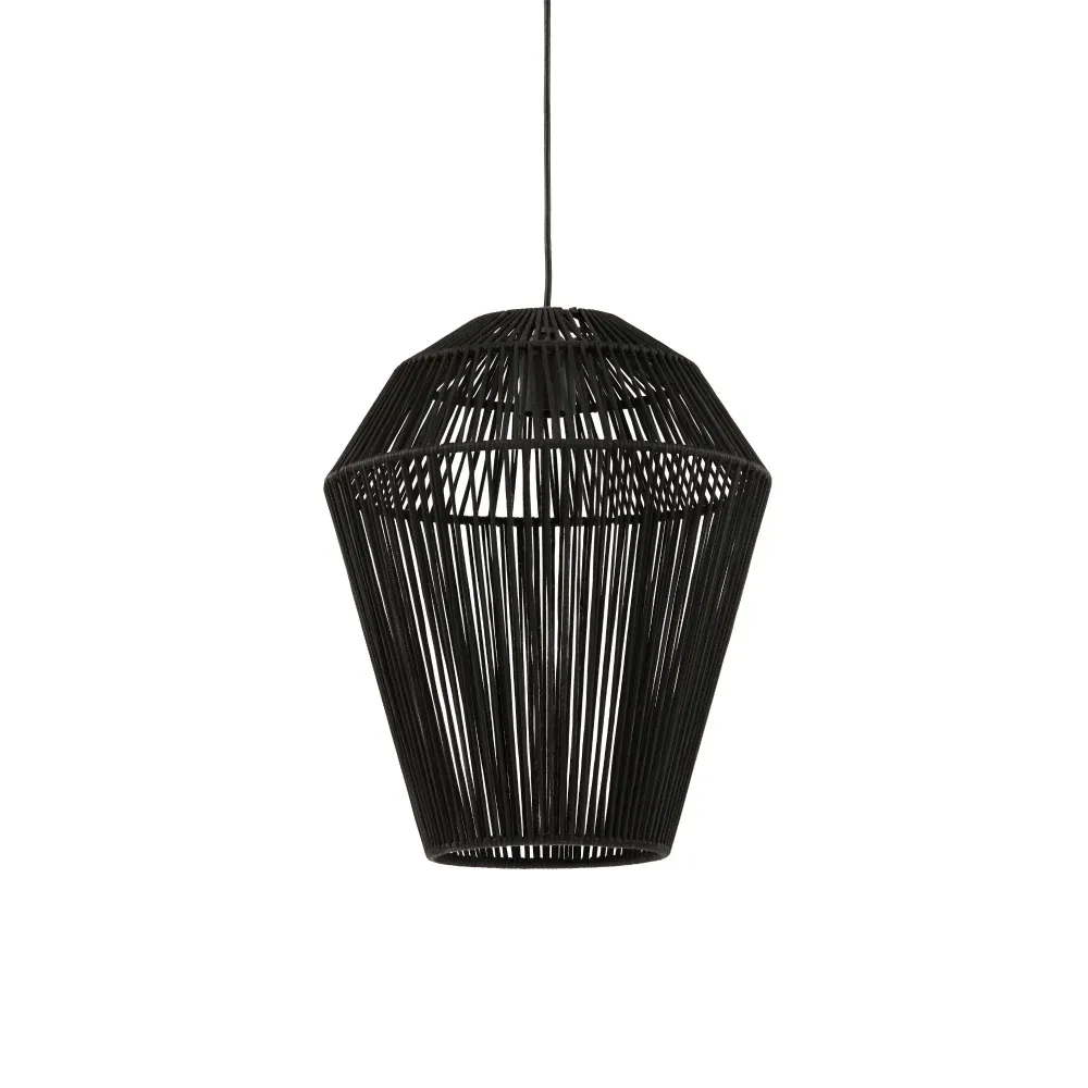 Light & Living hanglamp Deya - zwart - Ø30cm