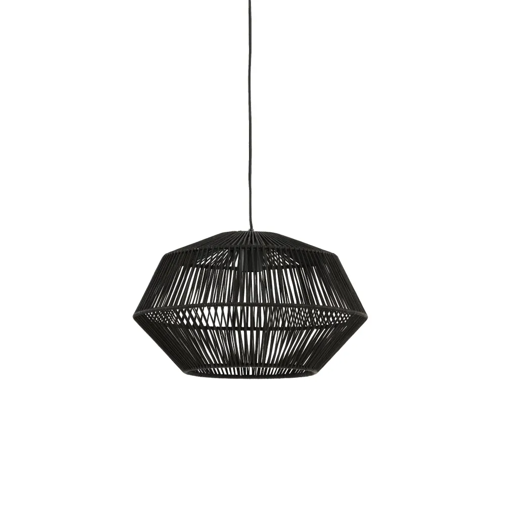 Light & Living hanglamp Deya - zwart - Ø40cm