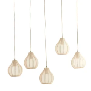 Light & Living hanglamp ELATI - bruin - 100x15x21.5cm