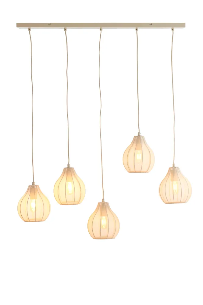 Light & Living hanglamp ELATI - bruin - 100x15x21.5cm