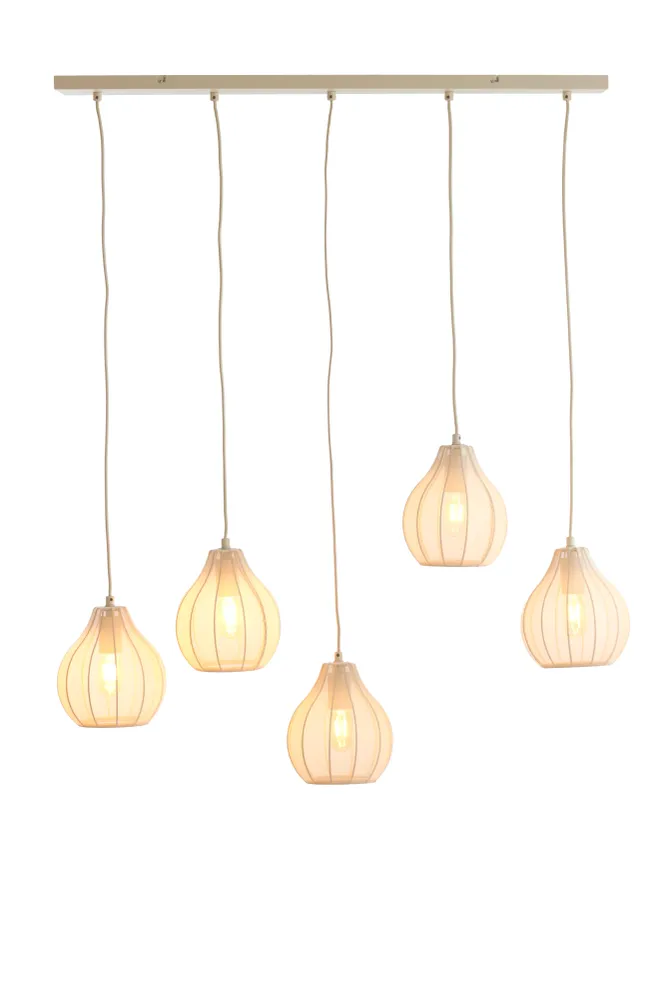 Light & Living hanglamp ELATI - bruin - 100x15x21.5cm