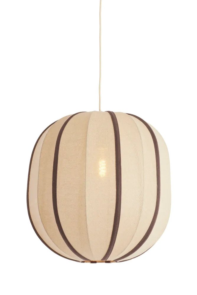 Light & Living hanglamp ESMIRIA - bruin - Ø51x48cm