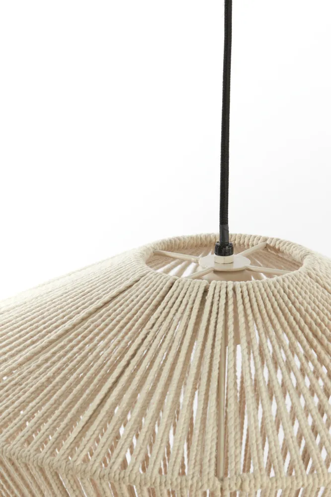 Light & Living hanglamp FELIDA - 120x42x130cm - wit