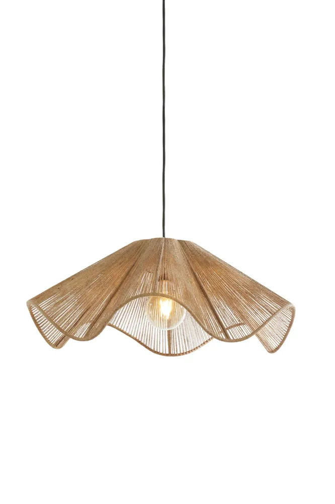 Light & Living hanglamp FODARA - bruin - Ø60x24cm
