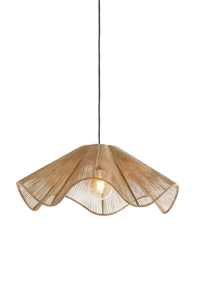 Light & Living hanglamp FODARA - bruin - Ø60x24cm