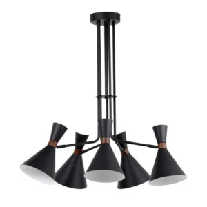 Light & Living hanglamp HOODIES - zwart - Ø86.5x89cm