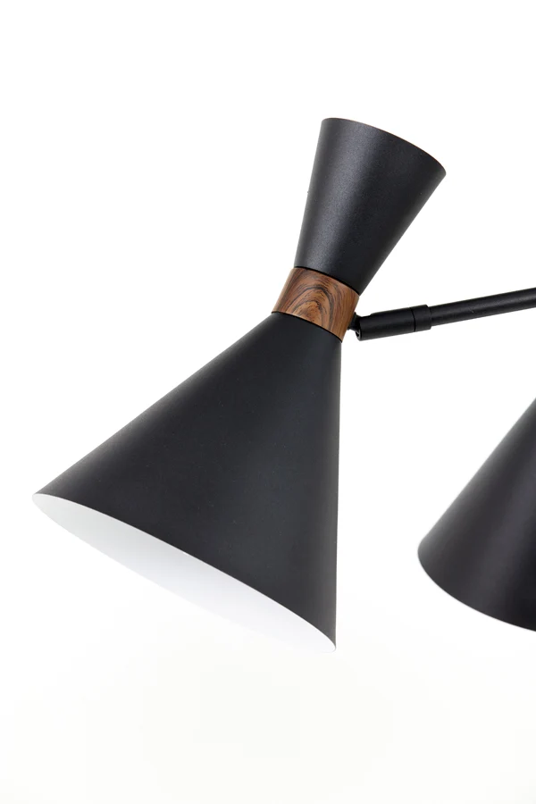 Light & Living hanglamp HOODIES - zwart - Ø86.5x89cm