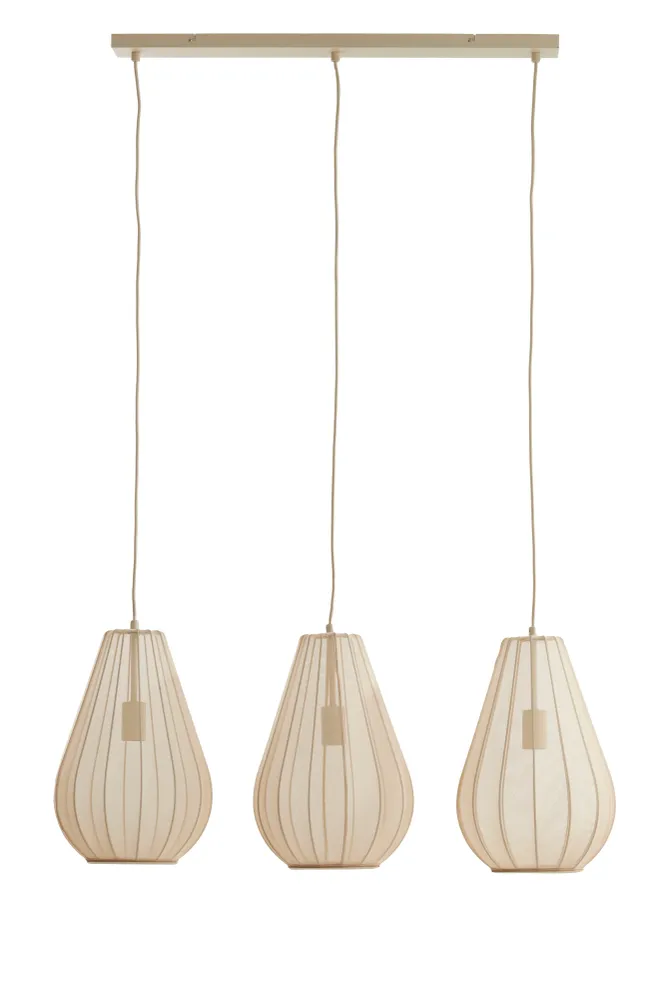 Light & Living hanglamp ITELA - bruin - 80x8x40cm