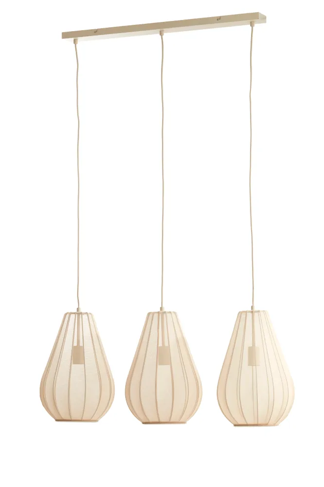 Light & Living hanglamp ITELA - bruin - 80x8x40cm
