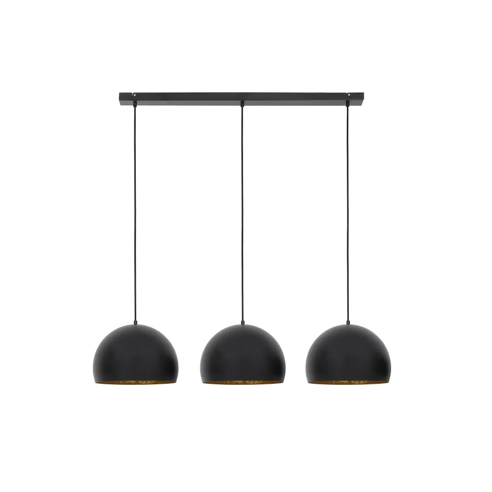 Light & Living hanglamp Jaicey - zwart - 120x33x25cm