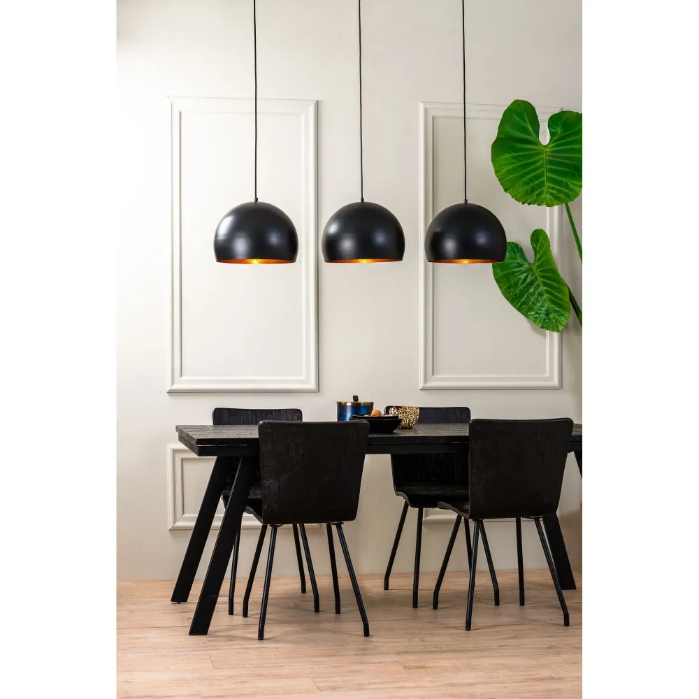 Light & Living hanglamp Jaicey - zwart - 120x33x25cm