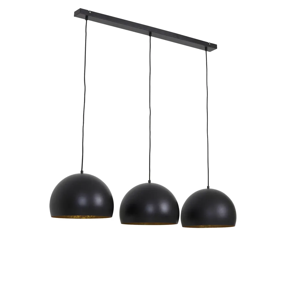 Light & Living hanglamp Jaicey - zwart - 120x33x25cm
