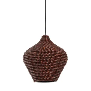Light & Living hanglamp KALENGA - bruin - Ø28x30cm