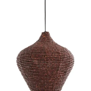 Light & Living hanglamp KALENGA - bruin - Ø36x41cm