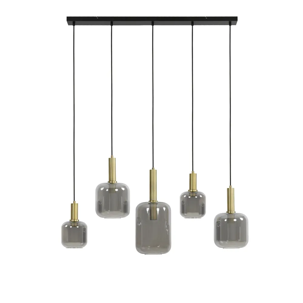 Light & Living hanglamp Lekar - brons - 22x110x32cm
