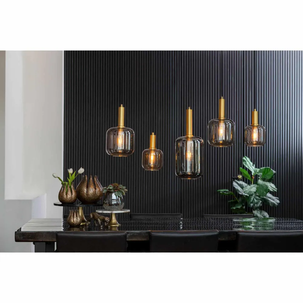 Light & Living hanglamp Lekar - brons - 22x110x32cm