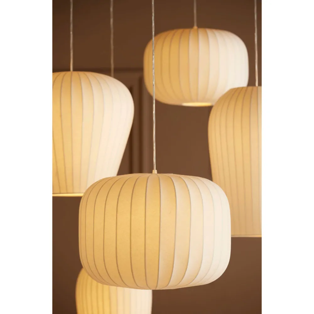 Light & Living hanglamp Lexa - wit - Ø44cm
