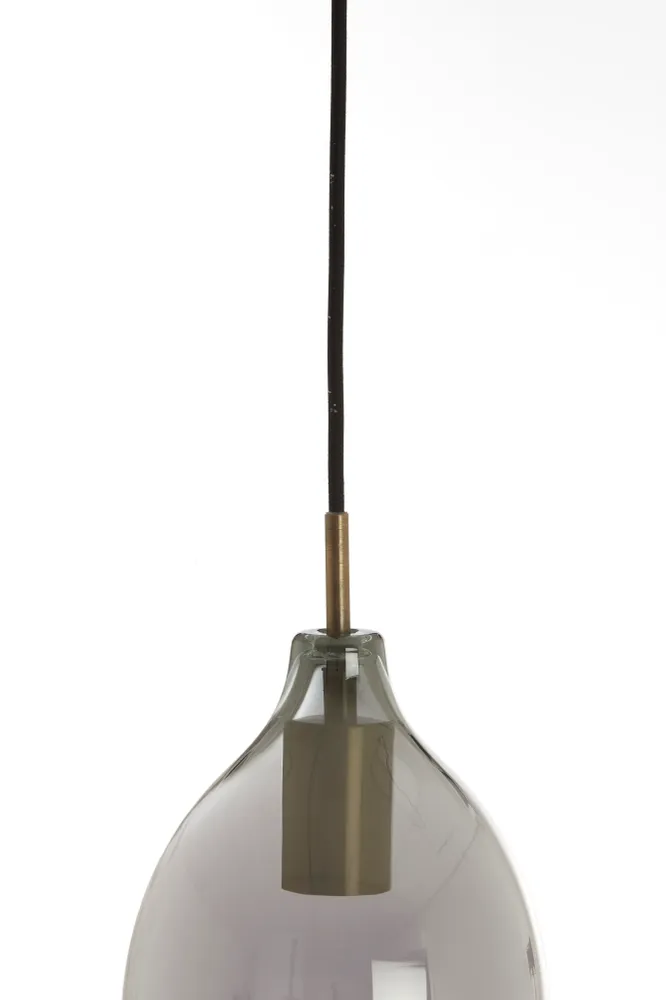 Light & Living hanglamp LUKARO - grijs - Ø35x32cm