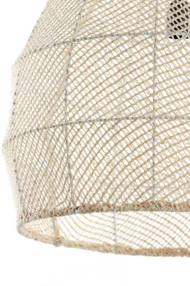 Light & Living hanglamp MAKASSAR - Ø50x50cm - wit