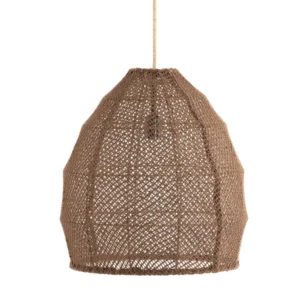 Light & Living hanglamp MAKASSAR - bruin - Ø42x42cm
