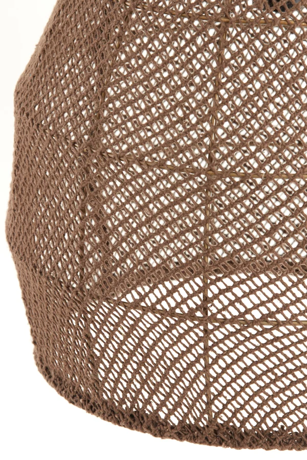 Light & Living hanglamp MAKASSAR - bruin - Ø42x42cm