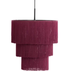 Light & Living hanglamp MALAIKA - paars - Ø45x50cm