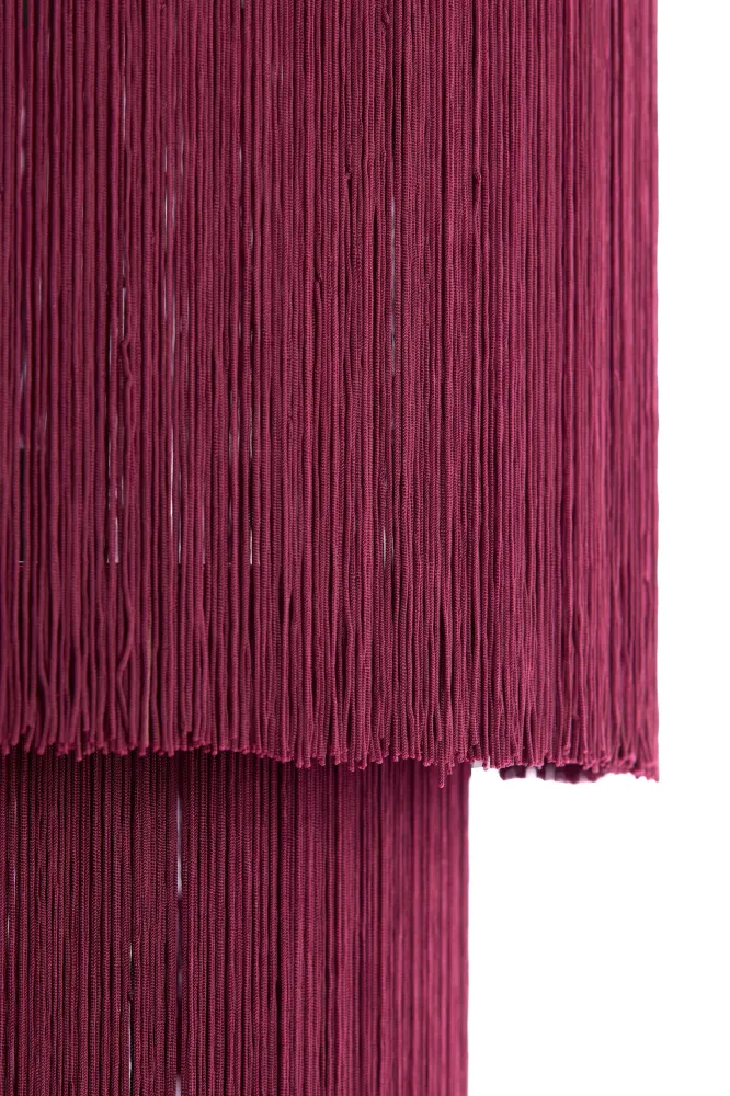 Light & Living hanglamp MALAIKA - paars - Ø45x50cm